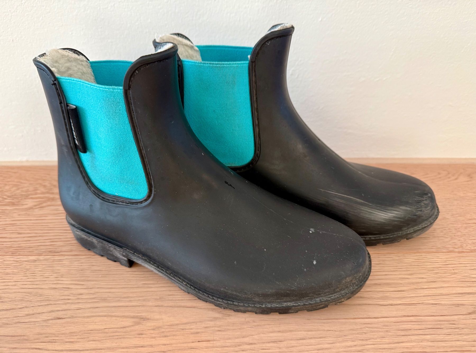 Scarpe per ragazzi: Reitstiefelette Steeds Grösse 37 schwarz mit Türkis – Usato da Cham venduto da Contuc 1