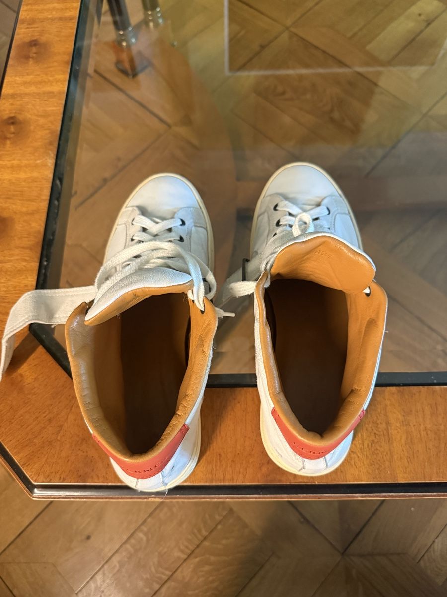 Hermès Scarpe da uomo: Vintage Hermes leather sneakers – Usato da Morges venduto da osc_klm9 1
