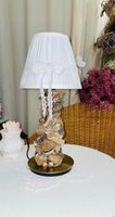 Wunderschöne Tischlampe im Shabby Style mit Schwemmholz