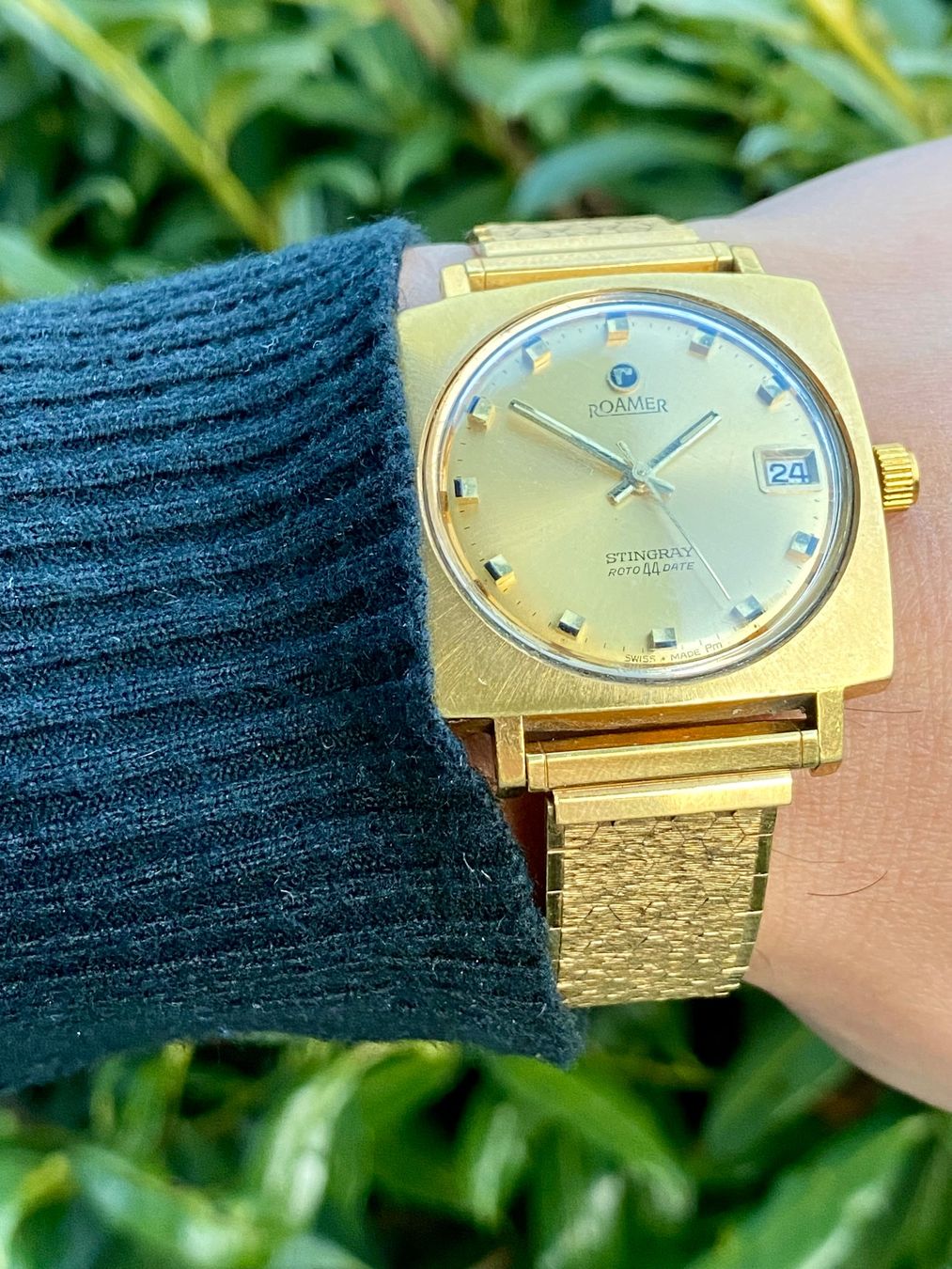 Roamer Uhren: Roamer Stingray Roto 44 Date - Gold nugget style – Gebraucht aus Küsnacht ZH von Pedramy 4