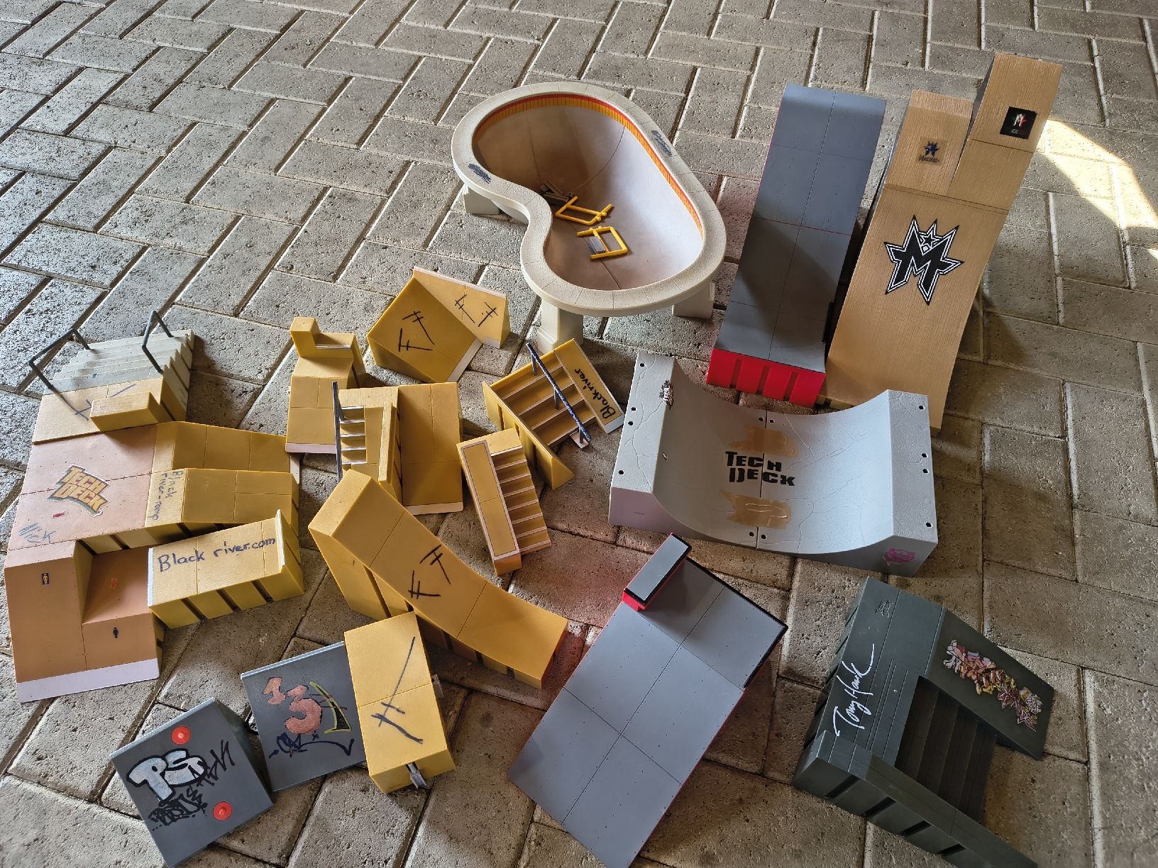 Giocattoli: Tech Deck Zubehöre Rampe und Elemente Konvolut – Usato da Sachseln venduto da and_vp77 1