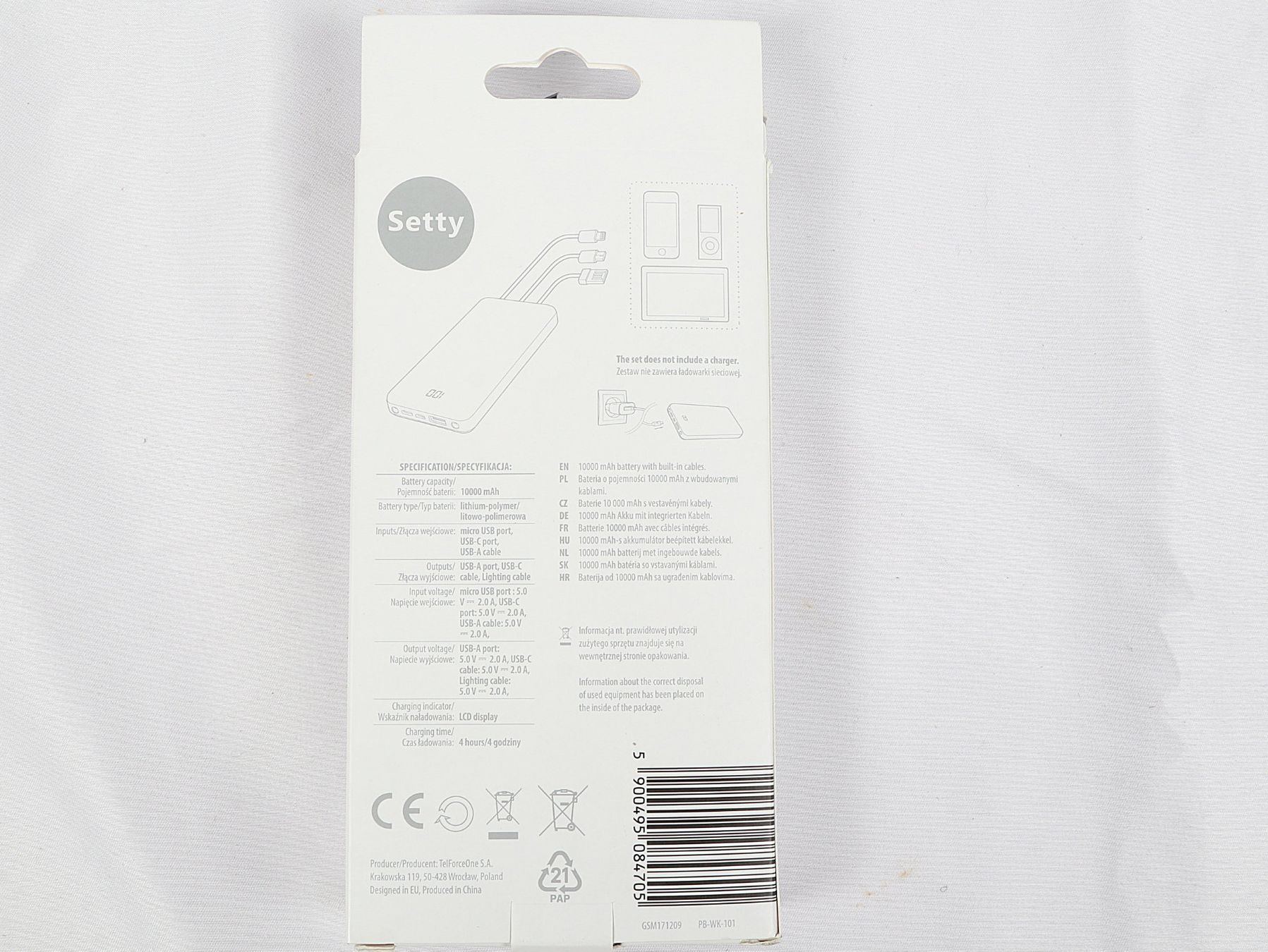 Batterie: SETTY travel-battery 10000 mAh. – Usato da Steinen venduto da Restwert_Steinen 8