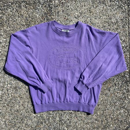 Vintage Lacoste 80’s embroidered sweatshirt