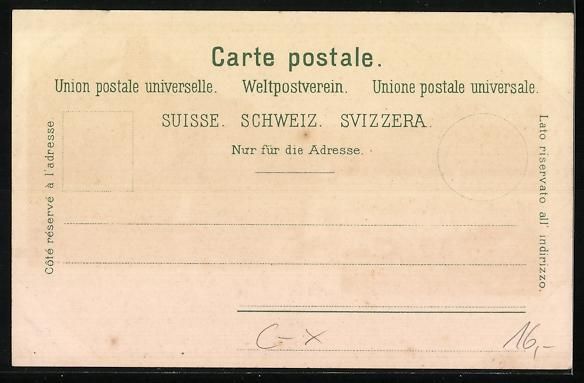 Cartoline postali: Litho Spiez, Blick zur Kirche, Uferparti – Usato da Berlin venduto da bartko-reher 1