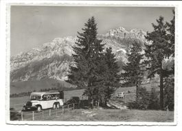 Saurer Postauto auf Strasse nach Schwägalp (AR) Säntis  1939