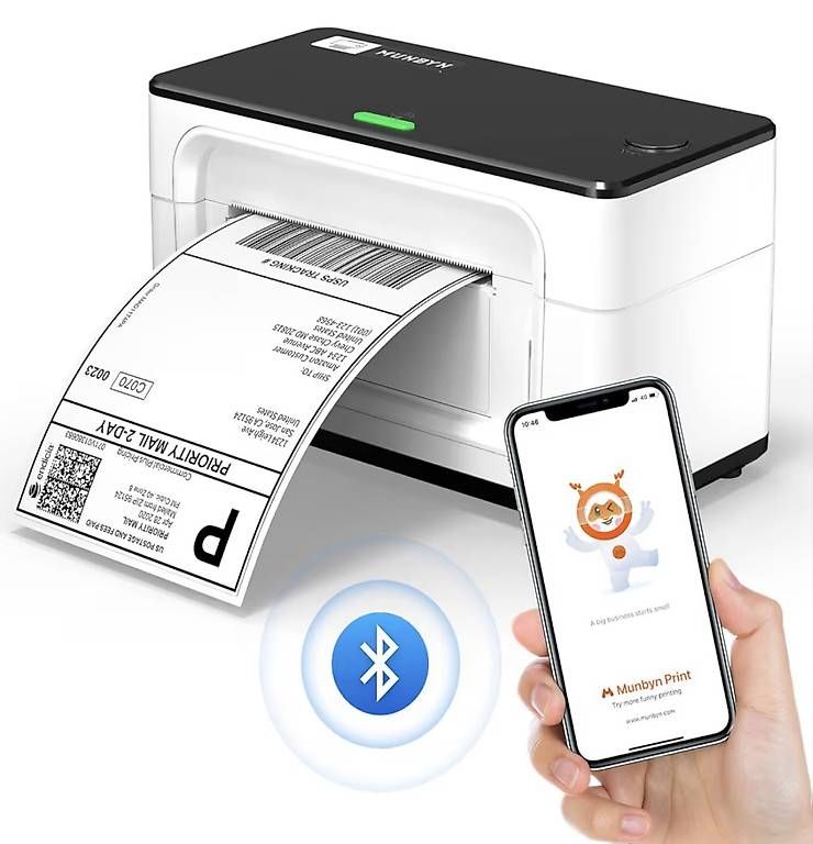 Stampanti: Munbyn 941B, Thermodrucker, Etikettendrucker mit Rolle – Usato da Adelboden venduto da ES4410