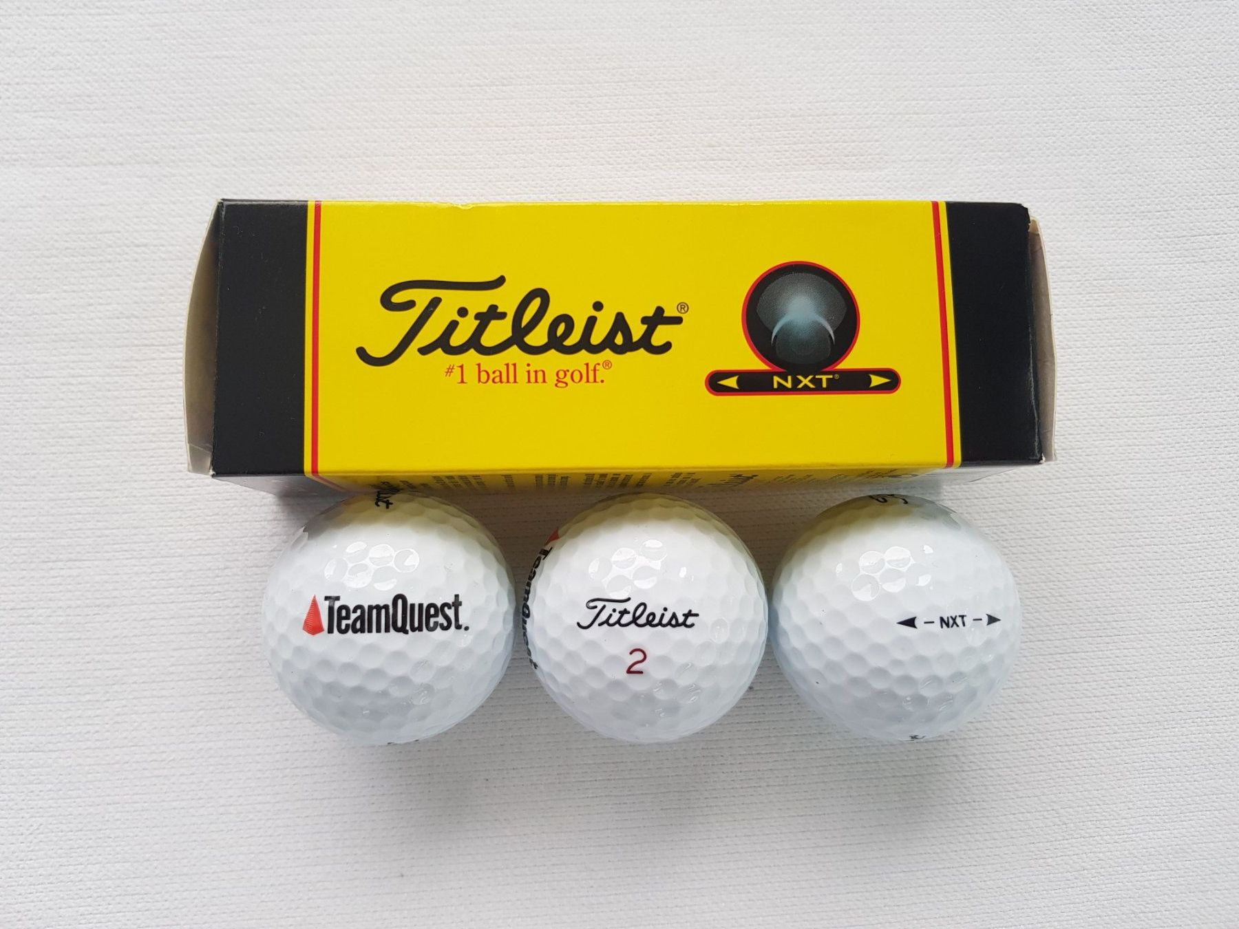 Titleist Palloni: 3 Titleist Golfbälle NXT – Nuovo e nell'imballaggio originale da Näfels venduto da SuEdHe 2