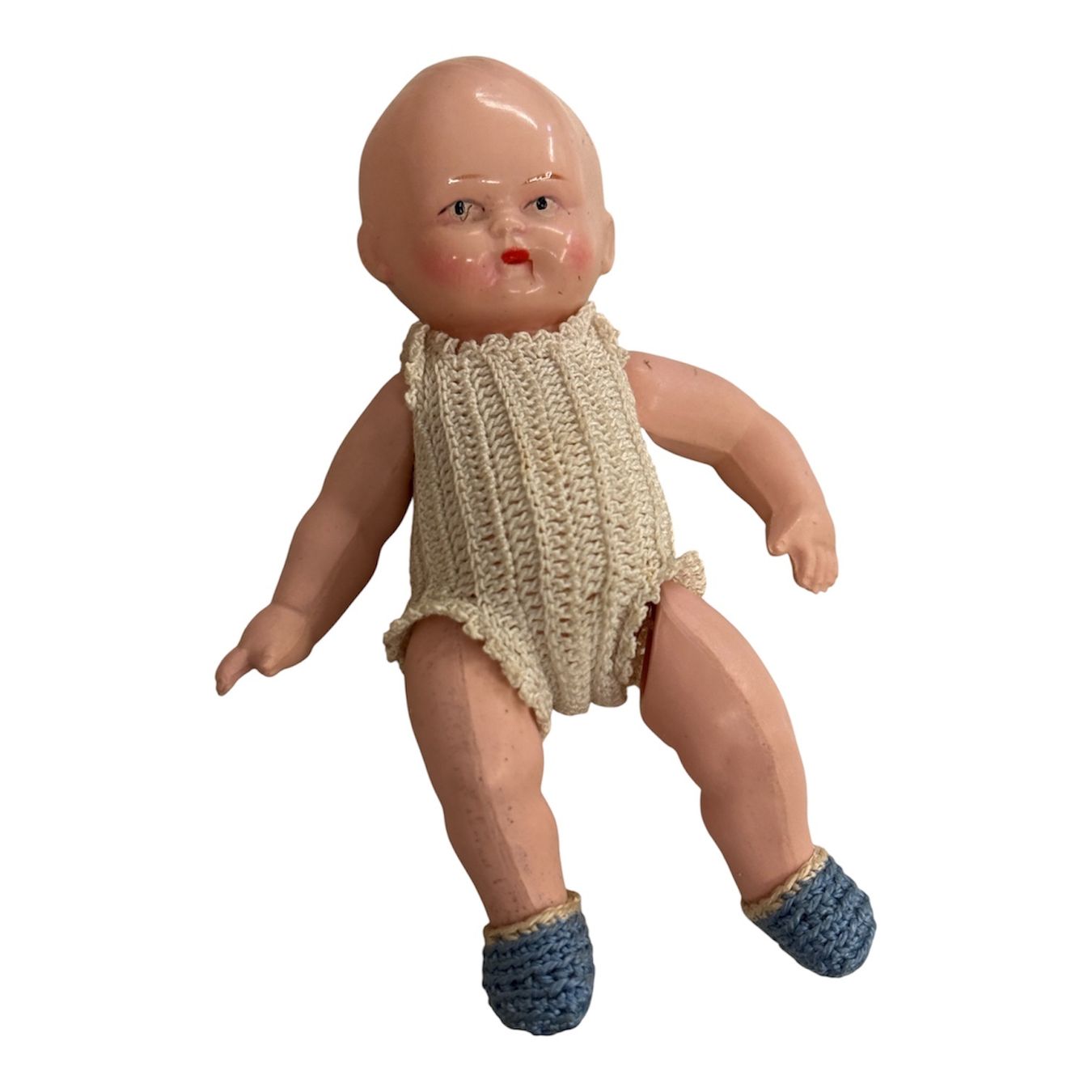 Bambole: Puppe - Celluloidbaby   "Cellba"  - 11 cm gross – Usato da Pratteln venduto da Dollshop 2