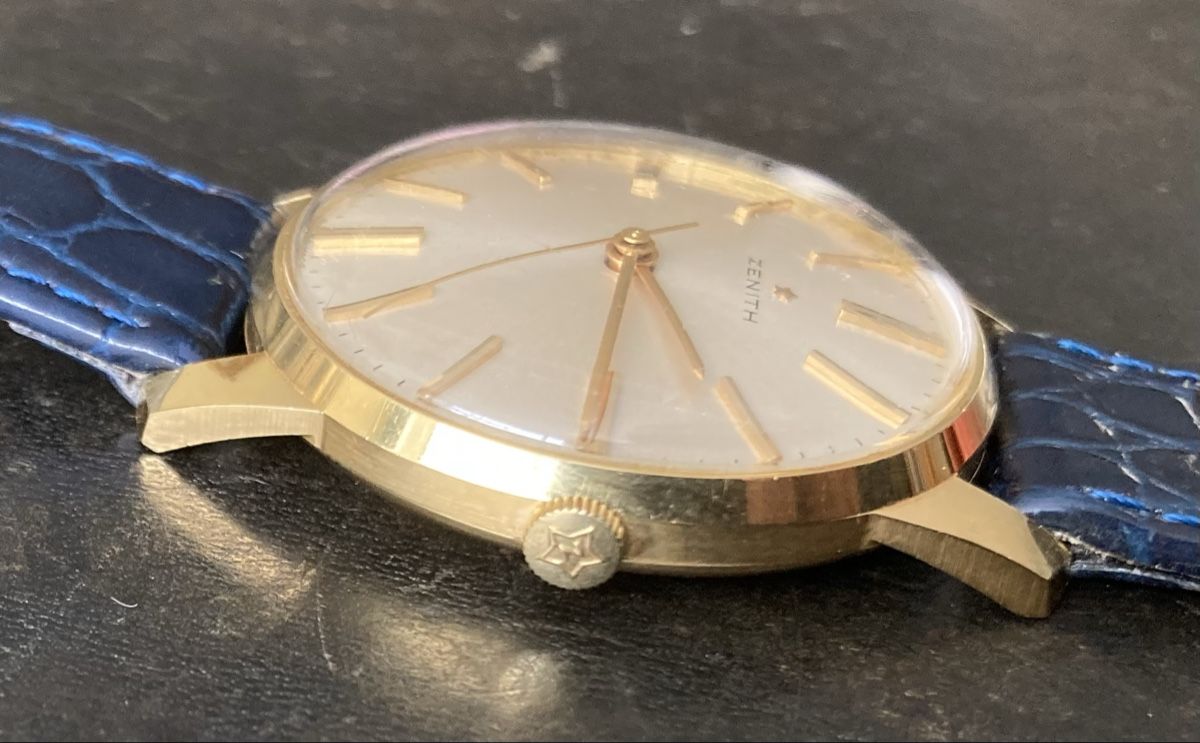Zenith Orologi: Zenith Golduhr Herrenuhr 1966 – Usato da Sempach venduto da Pablonsky 2