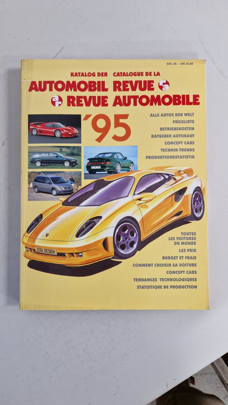 Riviste & Magazine: Automobil Revue 1995 – Usato da Zürich venduto da jhkag