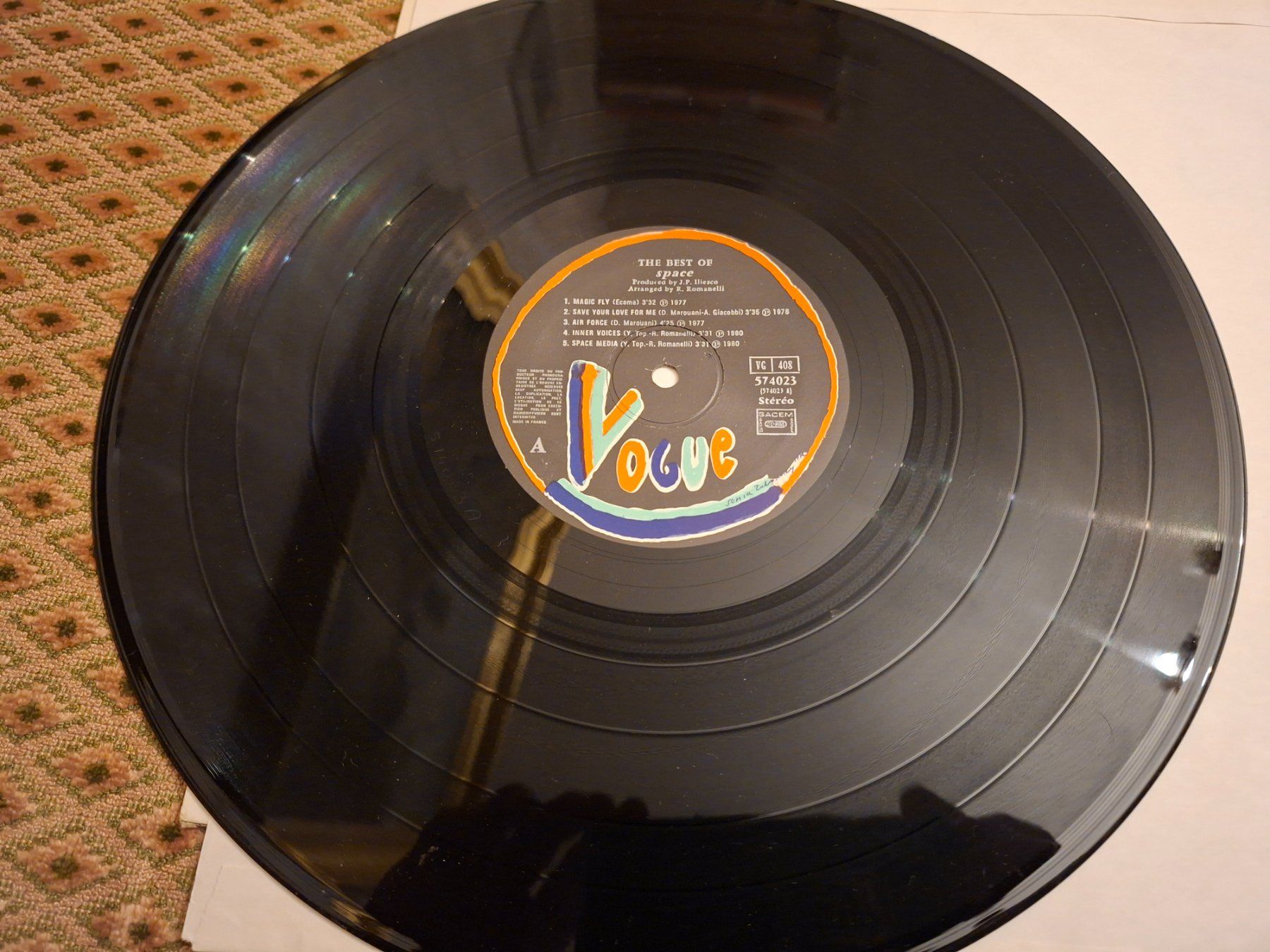 Vinyles: Synth-Pop LP - Le Meilleur de Space - 1981 - – D'occasion à Bernex par Wannabehasbeen01 4