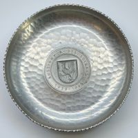 Plat décoratif "Bussigny à ses Soldats" 1939-1945 en alu