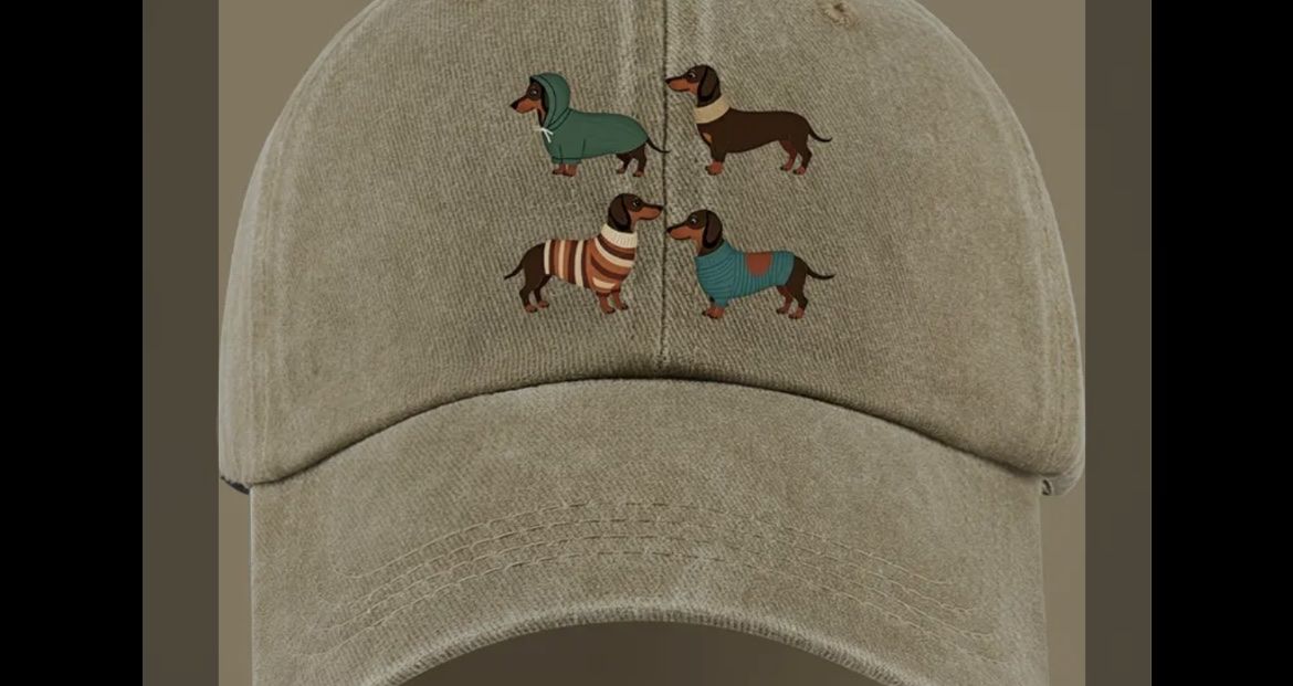 Chapeaux, bonnets & casquettes: Dackel Baseball cap beige/kahki – Neuf avec emballage d'origine à Saanen par SoniaMichaela 1
