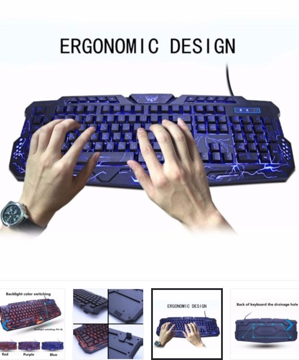 Tastiere: Gaming Tastatur farbwechsel Neu! – Nuovo (secondo la descrizione) da Rüfenacht BE venduto da lavok 3