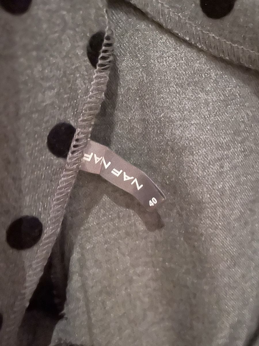 Nafnaf Vestiti: Naf Naf Kleid, Grau mit Pünktchen, Grösse 38 – Usato da Basel venduto da oks_7kxy 5