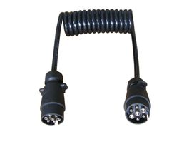 Spiralkabel Verlängerungskabel 7-polig 2,8m Stecker +Stecker