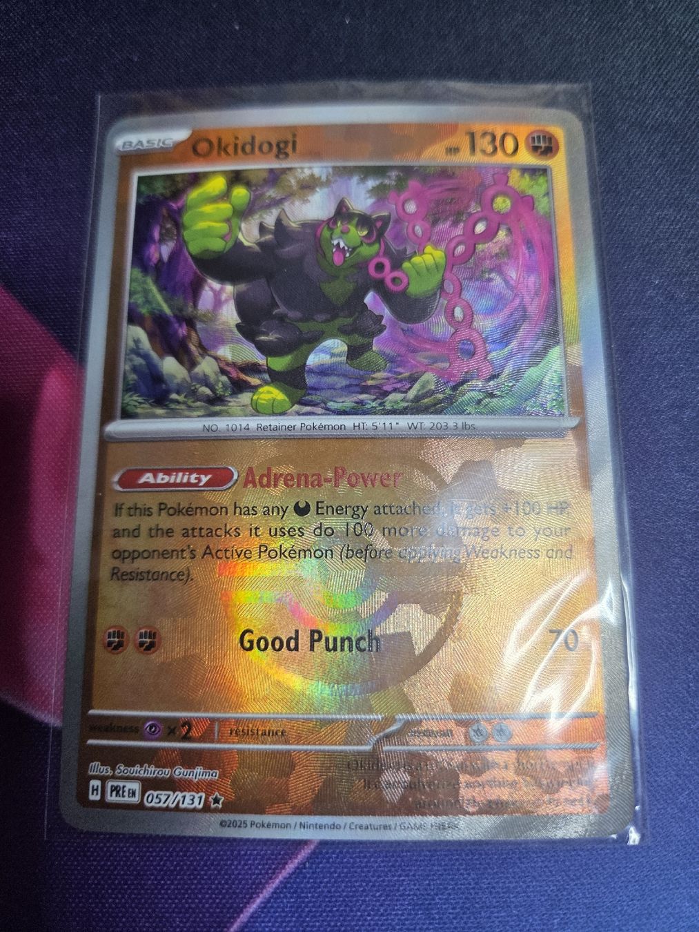 Pokémon Sammelbilder & Trading cards: Okidogi PRE 057 Masterball Holo Mint – Neu (gemäss Beschreibung) aus Elgg von Darkvoid1991