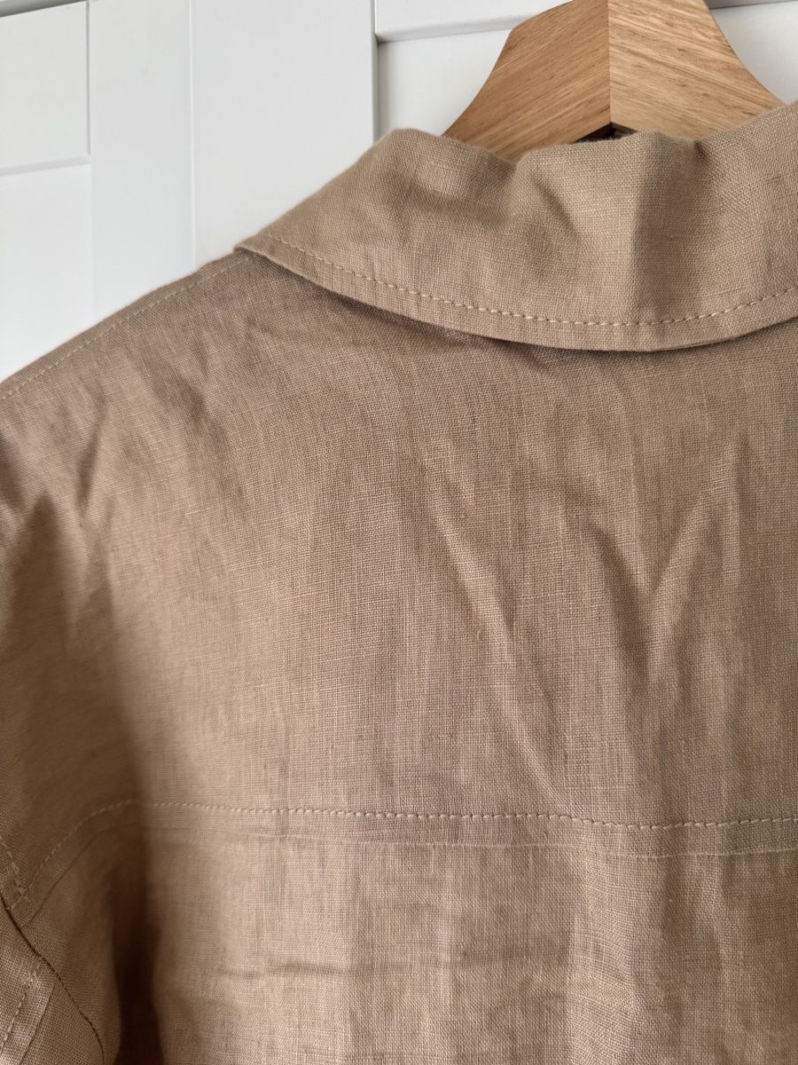 Zara Giacche: Beige Leinenjacke von Zara – Usato da Zürich venduto da m_secondhand 3