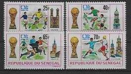 SÉNÉGAL 1974  WM Michel Nr. 553/556 **