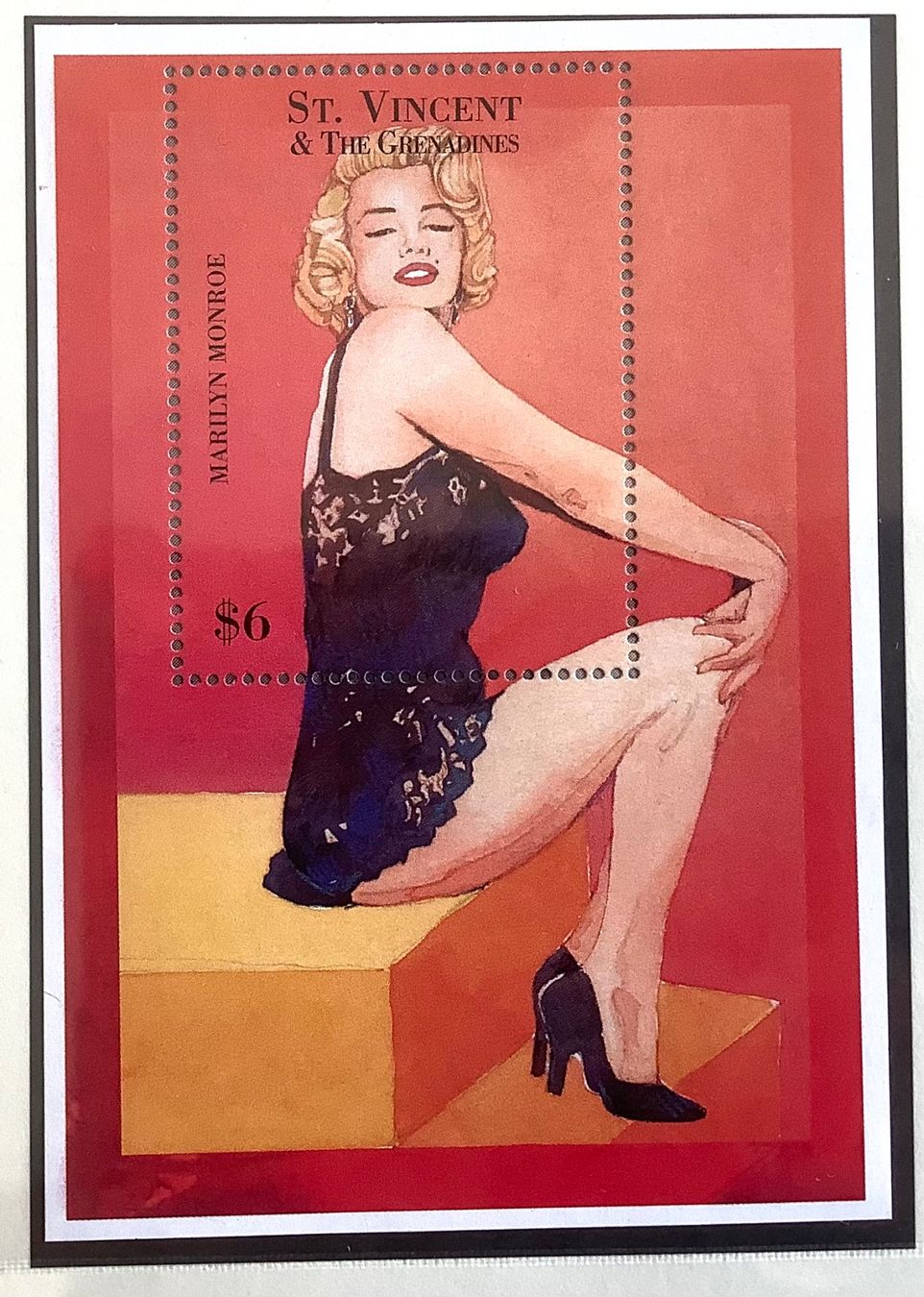 Alle Briefmarken: 1995 - St. Vincent & Grenadinen - Marilyn Monroe Block   ** – Neu (gemäss Beschreibung) aus Liestal von Skunk02