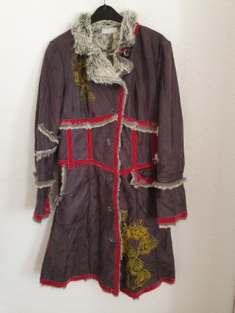 Fred Sabatier Wildleder Mantel, Gr. 34, neuwertig, Winter