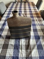 Moderne Deko-Vase  Schwarz/Braun