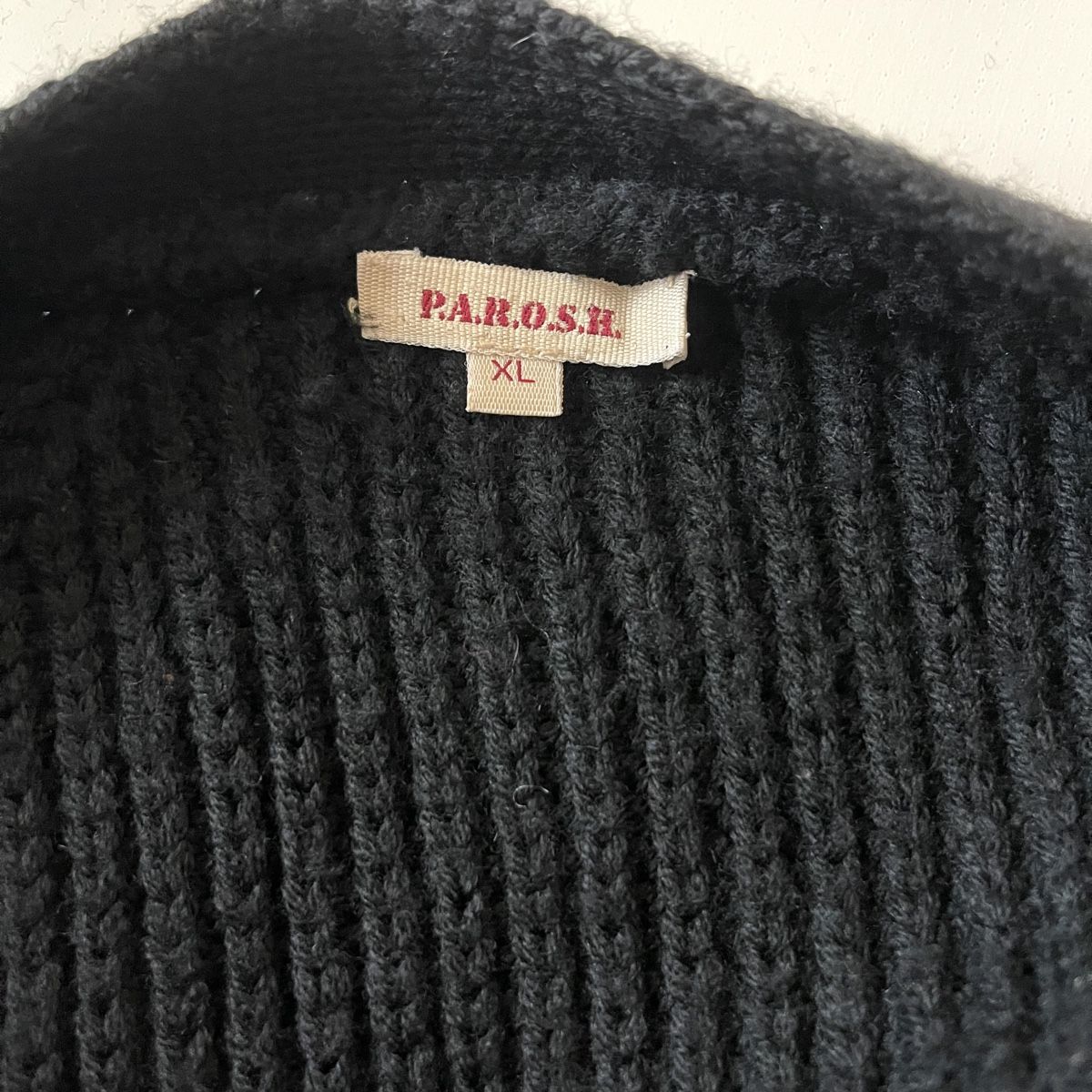 Maglioni & Felpe: P.A.R.O.S.H. Black Wool Cardigan – Nuovo (secondo la descrizione) da Emmen venduto da Avviivva_Com2023 5