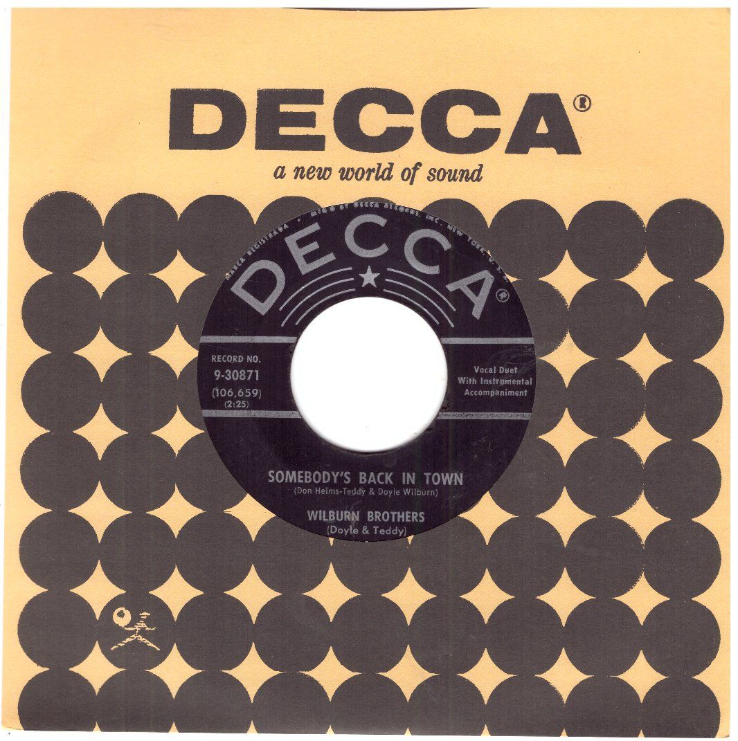 Dischi in vinile: THE WILBURN BROTHERS – Usato da Bassersdorf venduto da house-of-vinyl