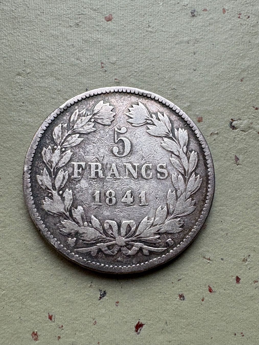 Alle Münzen: Frankreich 5 Francs 1841 Silber – Gebraucht aus Zürich von mysilvercoin