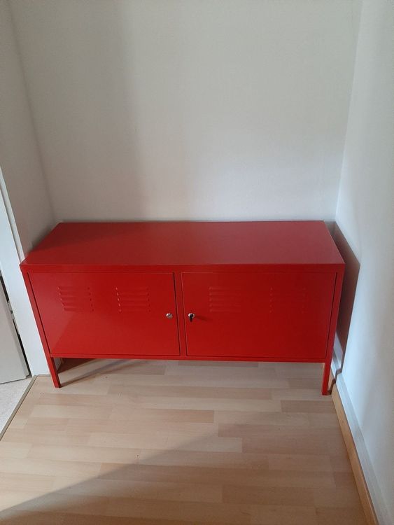 Ikea PS rot Sideboard Kommode aus Metall | Kaufen auf Ricardo