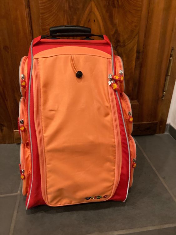 HABA Kinder-Schranktrolley Apricot - Recycled Polyester Koffer Mit 2 Rollen