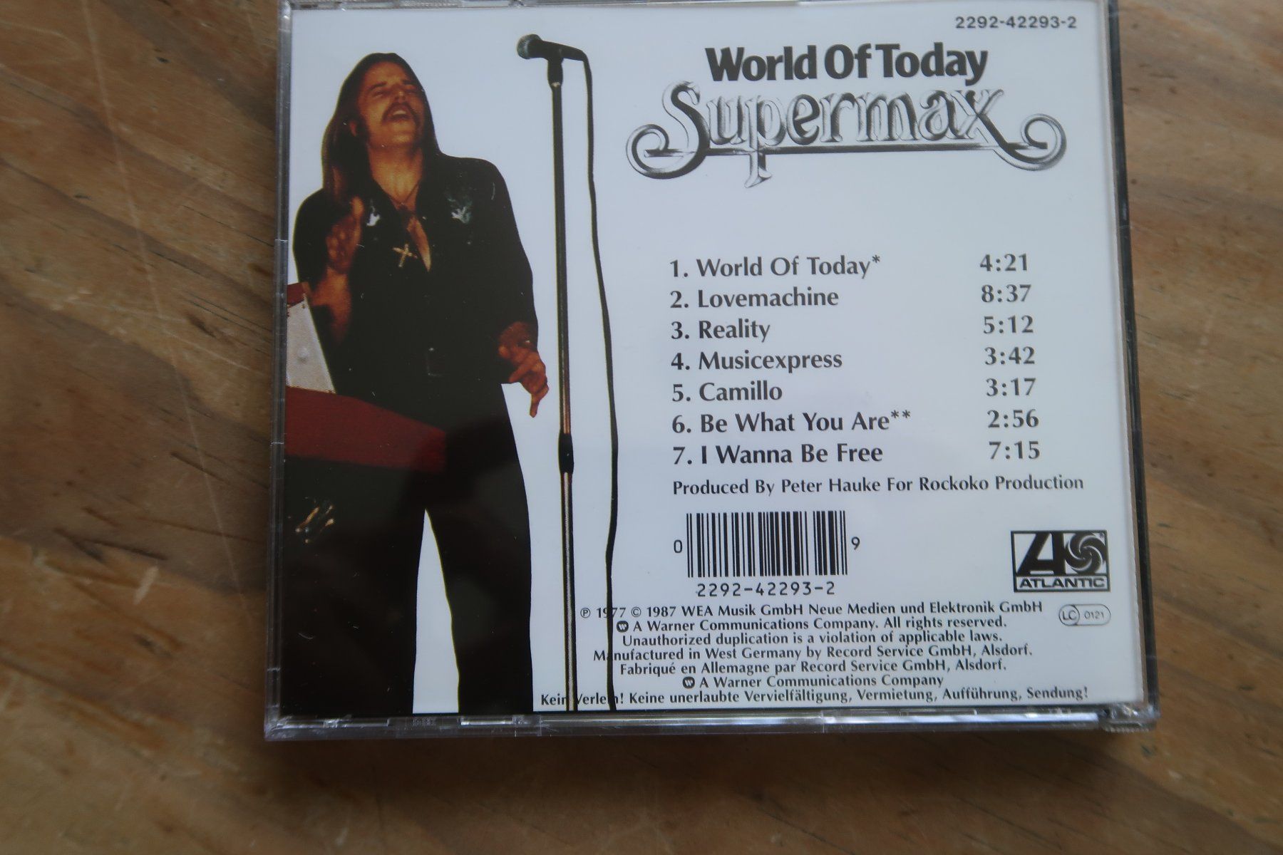 CD: SUPERMAX - WORLD OF TODAY - CD – Usato da Basel venduto da Patiscat 1