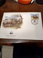SWAZILAND - Premier jour d'émission WWF Rhinos 1987!