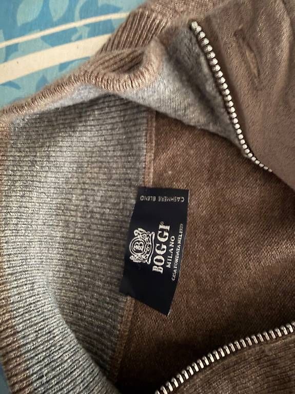 Boggi Maglioni & Felpe: Boggi Milano Cashmere Blend Herrenpullover Braun Gr. L – Usato da Otelfingen venduto da kan_cs56 1