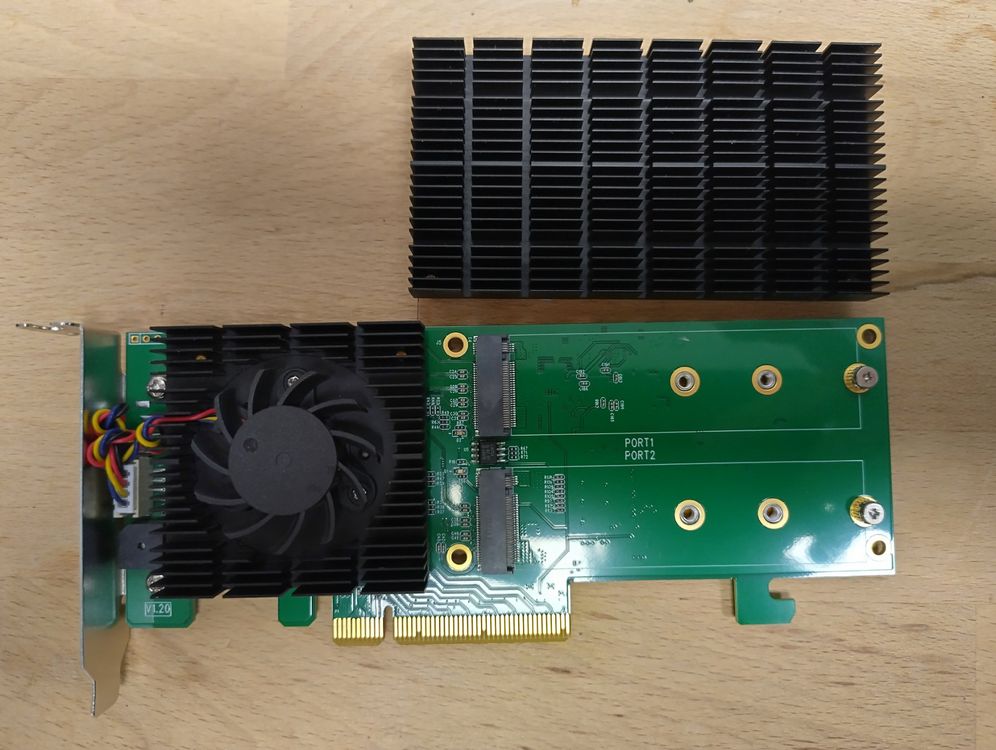 RAIDController SSD7202 2x M.2 NVMe, PCIE x8 Kaufen auf Ricardo