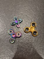 Fidget Spinner Set 3 Stück mehrfarbig gebraucht