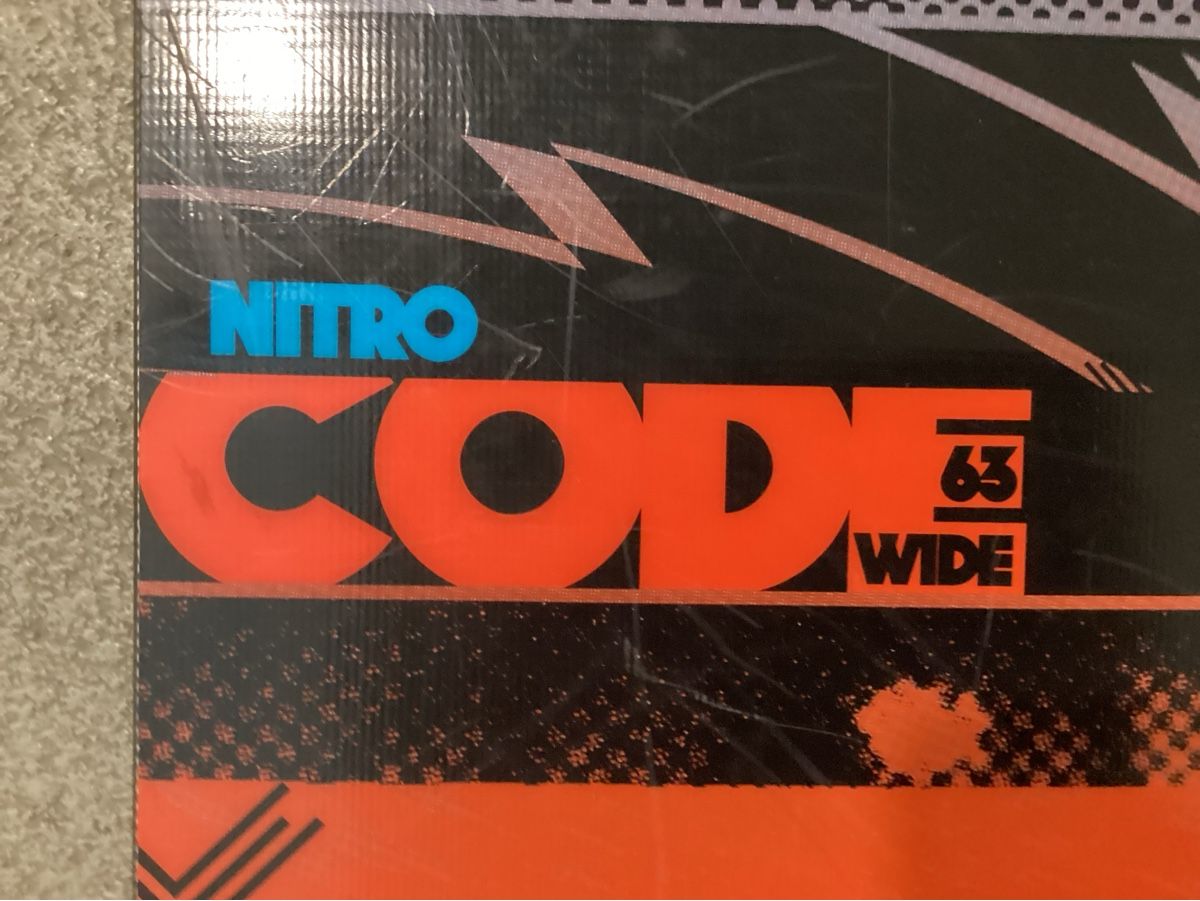Snowboard Nitro Board: Snowboard Nitro CODE - Used - length: 160cm - Width: 63cm – Usato da Steinhausen venduto da CardNGame 2