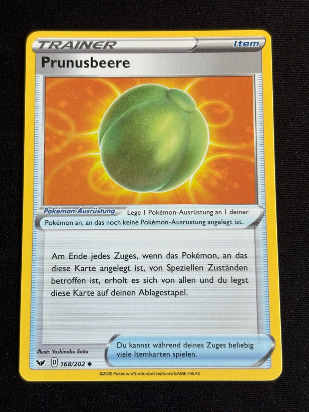 Pokémon Carte collezionabili: Pokemon Prunusbeere - Sword-Shield 168/202 - Deutsch – Usato da Bern venduto da Big_GS