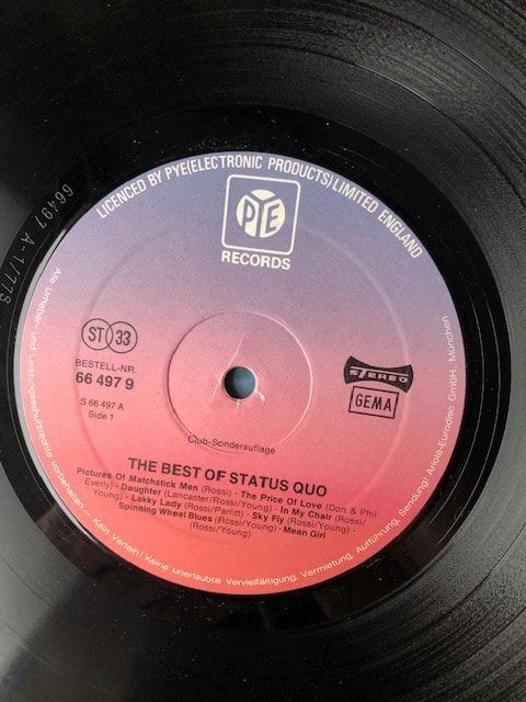 Schallplatten: Status Quo – Gebraucht aus Aarwangen von Jukebox3 6
