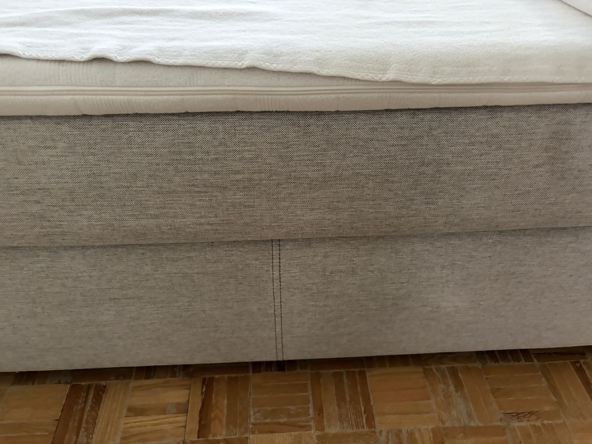 Letti: Boxspringbett 140x200cm grau guter Zustand – Usato da Zürich venduto da kelly97 2