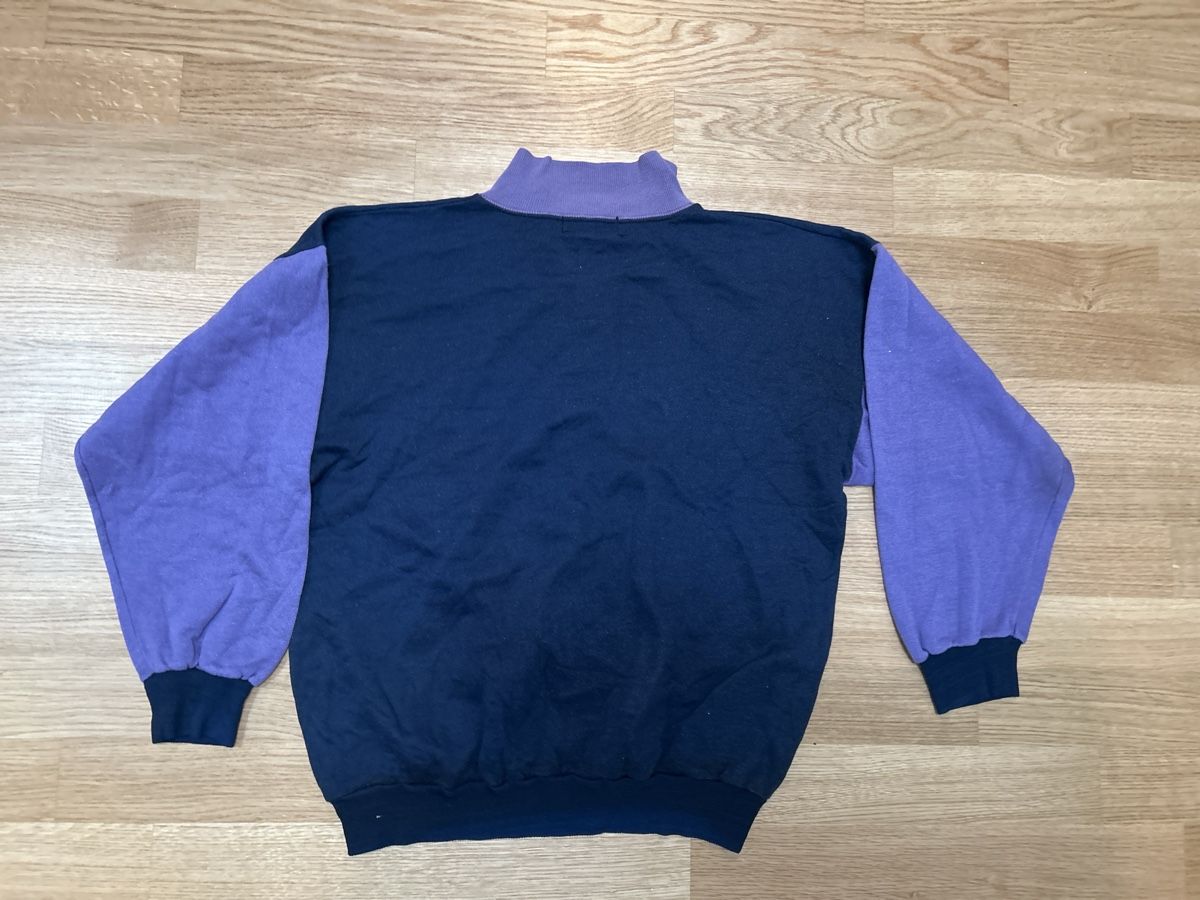 Maglioni & Felpe: Retro Langarmshirt mit Kragen bunt Grösse S – Usato da Luzern venduto da ThrowbackVintage 2