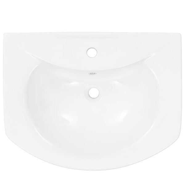 Lavabi & lavandini: Freistehendes Waschbecken mit Säule Keramik, Gratisversand – Nuovo e nell'imballaggio originale da Lausanne venduto da VIda-Mobel 6
