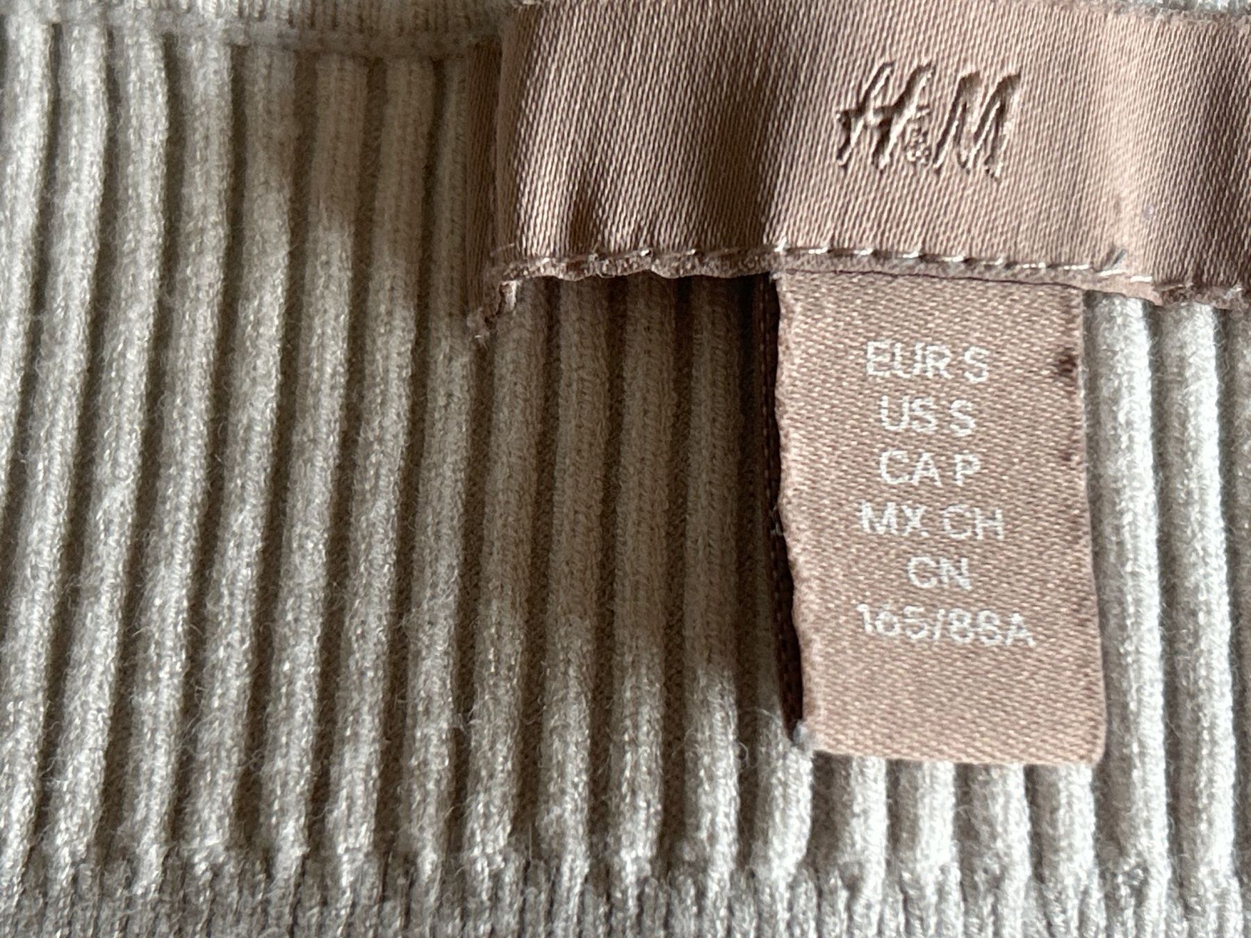 H&M Top: Bustier - Top beige Rippstrick von H&M Gr. S – Usato da Brunnen venduto da Nala2929 8