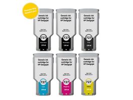 HP-727 –Kompatible Drucker-Patronen Tinte Ink (6x)