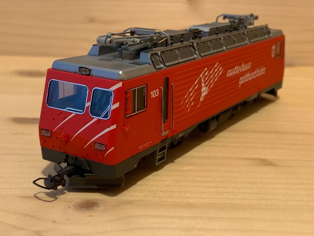 Bemo Modelleisenbahnen: BEMO MGB HGe 4/4 II 103 Chur OVP – Defekt aus Disentis/Mustér von Zbot28 4
