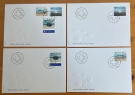 2003, DESIGN, 4 ILLUSTR. FDC, EINZELWERTE+SATZ