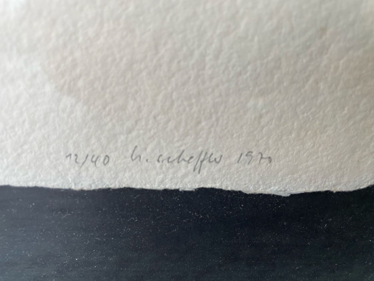 Grafiken & Lithographien: Horst Scheffler Serigrafie handsigniert – Gebraucht aus Zürich von LoveFashion76 8