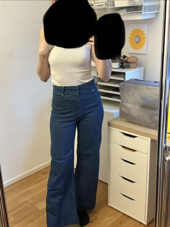Zara Schlaghose Jeans 38neuwertig & stylisch!