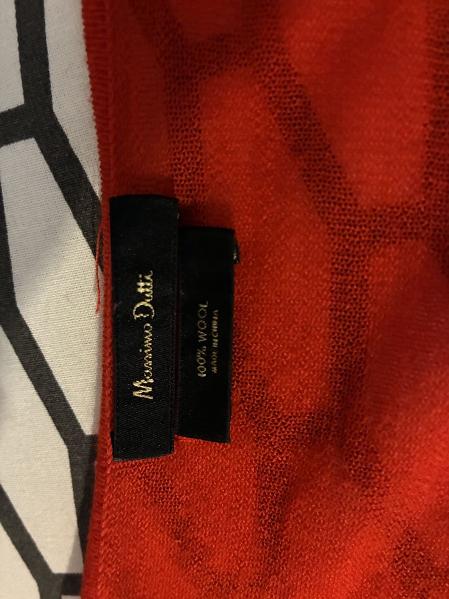 Massimo Dutti Pullover & Sweatshirts: Pullover Massimo Dutti rot 100% Wolle Grösse S neu – Neu und originalverpackt aus Bauma von duj_9dsw 2