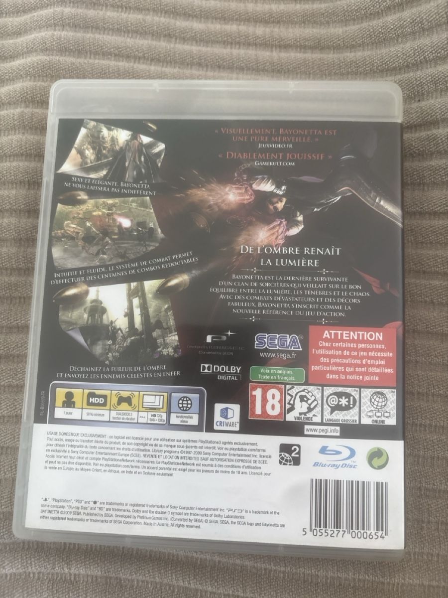 Spiele: Bayonetta PS3 Pal FR – Gebraucht aus Mézières FR von kod_kp5z 1